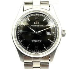 Orient Star 21 Jewel Automatic Back Skeleton Watch Timepiece Stainless Band