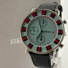 Seiko 7T92 0SS0 Sottsas Quartz Wristwatch Blue Box Included Authentic