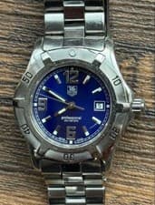 TAG Heuer Professional 200M Quartz Watch WN1312 Navy Blue Dial