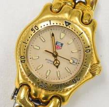 Vintage [ NEAR MINT ] TAG Heuer 2000 WG1330 Quartz Women's Gold Watch From Japan