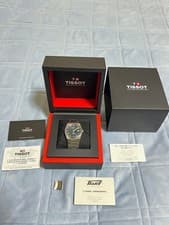 TISSOT PRX Powermatic 80 Automatic Blue Skeletal Watch Good Condition