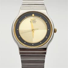 Seiko Credor Dress Watch Quartz V701 6K10 Vintage Japan 30mm Rare