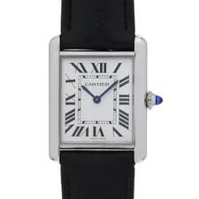 Cartier Tank must LM WSTA0041 second hand mens