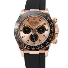 ROLEX Cosmograph Daytona 40mm K18PG/Rubber ChocolateBrown Dial 116515LN