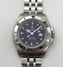 Tudor Mini Sub 73190 Blue Dial 33mm Automatic Jubilee Bracelet Watch