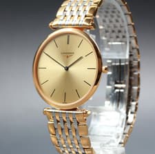 [Near MINT] Longines Grand Classic L4.709.2 33mm Gold Dial Quartz Men's Watch