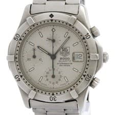 TAG HEUER 2000 Series Steel Quartz Mens Watch 262.206 1 BF585533