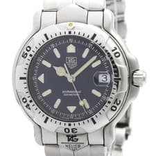 TAG HEUER 6000 Professional Quartz Mind Size Watch WH1215 Polished BF591697