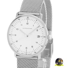 Junghans Max Bill Quartz 047/4252.02M sapphire glass 33mm Lady Ladies watch New