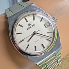 Vintage ENICAR Ocean Peral men's automatic watch 165-39-69 27Jewels swiss 1970s