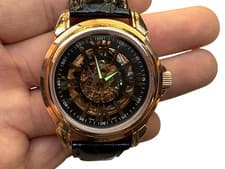 Nicolet 1886 Rose Gold Skeleton n.127 316L limited edition 038/500 watch