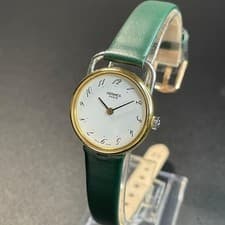 Hermes Arceau Gold Combination Quartz Case Size 25mm Women's Wristwatch