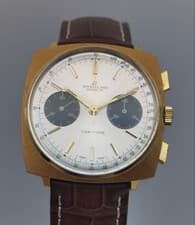 Breitling Top Time 2009 Cal.7730 Gold Plated Square Chronograph Manual