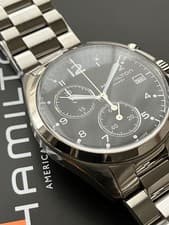 Hamilton Khaki Aviation H765120 Black Dial Quartz Men's Watch Used Working #94