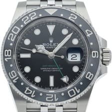 ROLEX GMT-Master II Watch Jubilee 126710GRNR Stainless Steel mensWatch black...