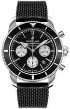 Breitling Superocean Heritage II Black Dial/Bezel/Strap Mens Watch AB0162121B1S1