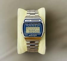 CASIO Melody Alarm Digital Watch Stainless Steel Backlight Feature
