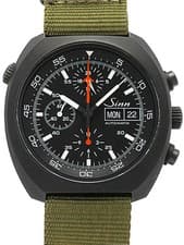Sinn Space Chronograph Mission 142.BS 43mm Black Dial Stainless Steel #T279