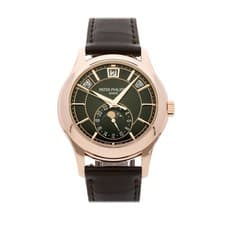 Patek Philippe Complications Annual Calendar Moon Phases Auto 40mm 5205R-011