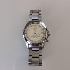 Seiko Alpinist 4S15 Automatic Watch Ivory Dial Used Good Condition