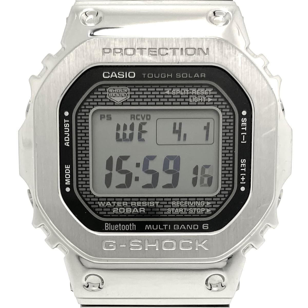 Casio G-SHOCK GMW-B5000D-1JF Square Digital Radio-Controlled Solar 20 ATM