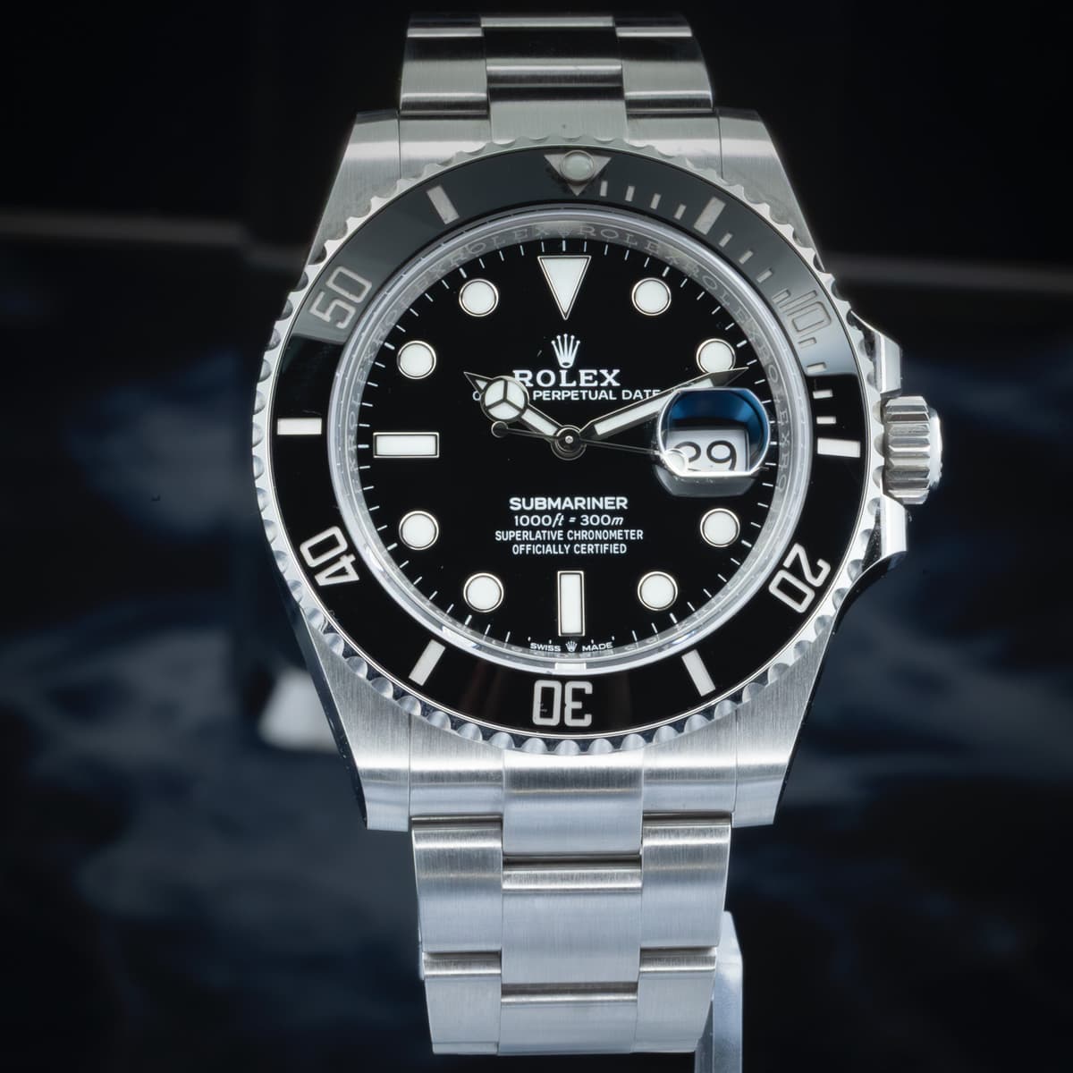 Rolex Submariner Date 126610LN 41mm Steel Black Box Papers Watch