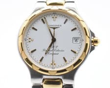 [NEAR MINT] LONGINES Conquest L1.627.3 Quartz Perpetual Calendar Men Watch Japan