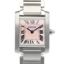 CARTIER Tank Française SM Watch CARTIER Stainless Steel 2384 Quartz Repolished L