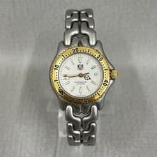 TAG HEUER S95.815 Ladies Quartz Wristwatch Gold Silver