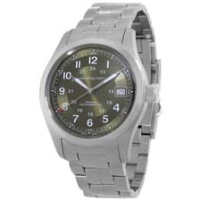 Hamilton Khaki Field Automatic Green Dial Watch H70455160