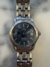 OMEGA Seamaster 120m 2501.81 Men's Watch Blue Wave. Excellent