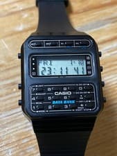 CASIO DATA BANK CD40 VINTAGE 1984 RARE DIGITAL WATCH JAPAN TELEMEMO ALARM