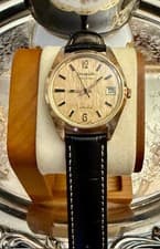 Glashütte Spezimatic Auto. Watch 26 Rubis Birch Dial, Rare 1960's Germany w/Case