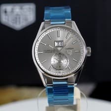 TAG Heuer Carrera Silver Men's Watch WAR5011.BA0723 New Old Stock 1 Yr Warranty