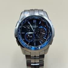 CASIO Oceanus Manta OCW-S1400-1AJF Titanium Solar Radio Men's Watch Used