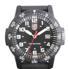 Import duty included for US buyers  Luminox 03201GBQ Quartz Watch Black Dial Cal