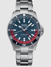 Mido Men's OCEAN STAR GMT Steel Watch M0266291104100
