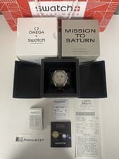 New Omega x Swatch Mission to Saturn 🪐 MoonSwatch Speedmaster With Receipt
