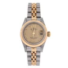 Rolex Oyster Perpetual Datejust Automatic Watch Stainless Steel and Yellow Gold