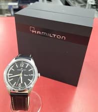 Junk HAMILTON BROADWAY DAY DATE QUARTZ WATCH Authentic From Japan
