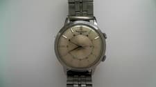 Vintage Jaeger LeCoultre Memovox Automatic Alarm Watch Cal 825 Steel Mens