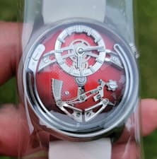 2025 Christopher Ward C1 Bel Canto "The Red One" x Andrew Morgan limited edition