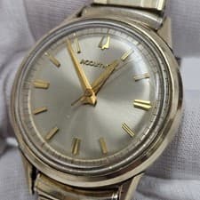 1966 Bulova Accutron Men's Watch 10K Gold Filled 214 Tuning Fork New Battery