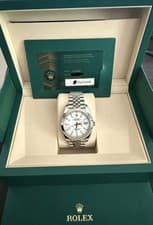 2026 New Rolex Datejust 126300 Silver Jubilee Bracelet - Smooth Bezel - Unworn