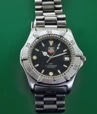 1990's Tag Heuer First Generation Professional 200 Meters Divers Quartz Watch