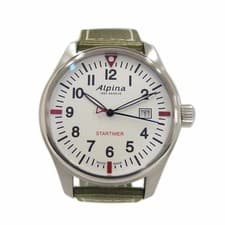 Alpina Startimer Men's Quartz Watch Model 3306968 A Used