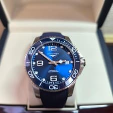 Longines HydroConquest Automatic Watch L3.780.4.96.9 39mm Blue Dial Diver