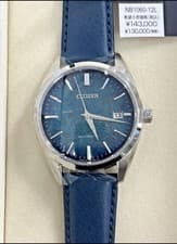 CITIZEN NB1060-12L Mechanical silver foil lacquered dial model New