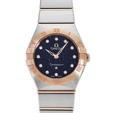 OMEGA Constellation Quartz 25MM 131.20.25.60.53.002 blue Dial 