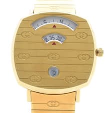 GUCCI Grip 157.4 YA157403 Gold Quartz Men's Watch